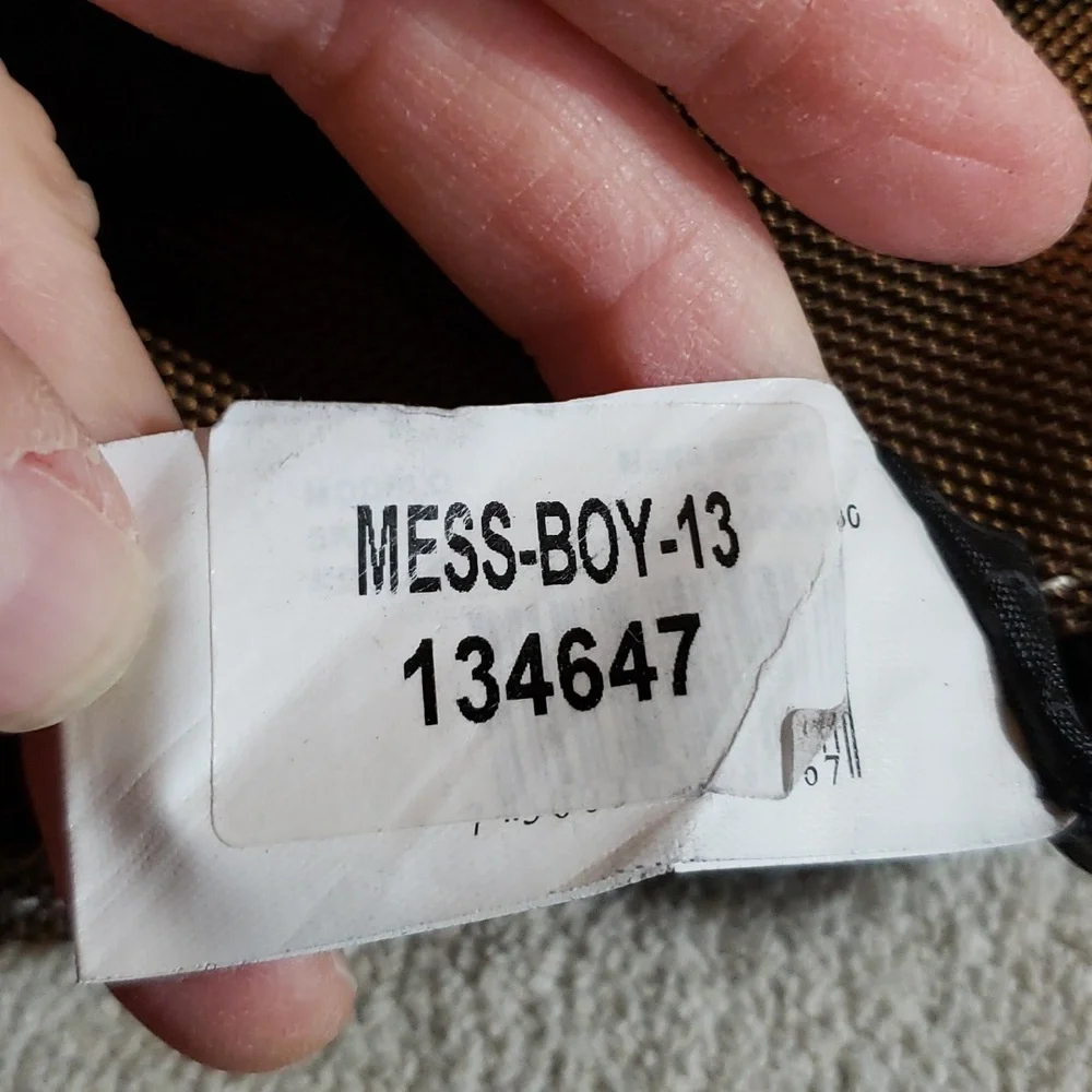 BOY LONDON Messenger Bag Faux Leather and Cordura - Picture 12 of 16